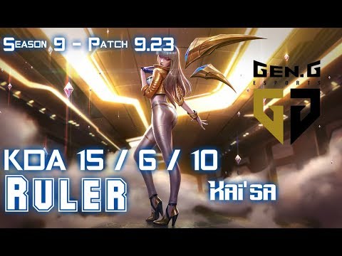 Gen Ruler KAI'SA vs MISS FORTUNE ADC - Patch 9.23 KR Ranked