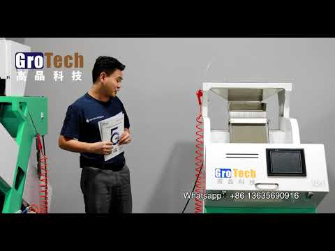 mealworm color sorter.Optical sorting machine.Sorting solution from GroTech