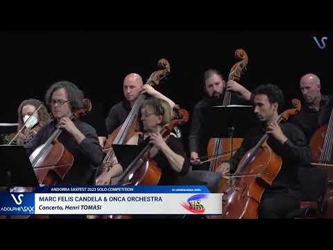 Concerto for Saxo and Orchestra by Henri Tomasi.  Marc Felis Candela. ONCA. Àlex Sansó, conductor