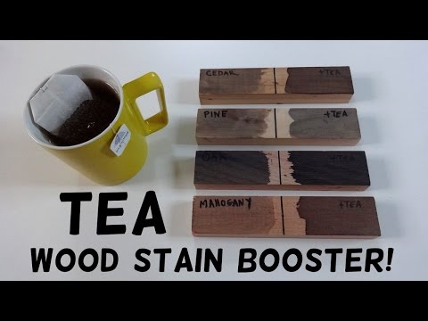 DIY Tea Wood Stain Booster! Video