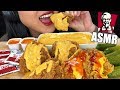 ASMR SPICY HOT CHEESY KFC FRIED CHICKEN WINGS Crunchy Eating Sounds No Talking ASMR Phan