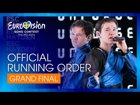 Official Running Order - Grand Final | Eurovision 2024
