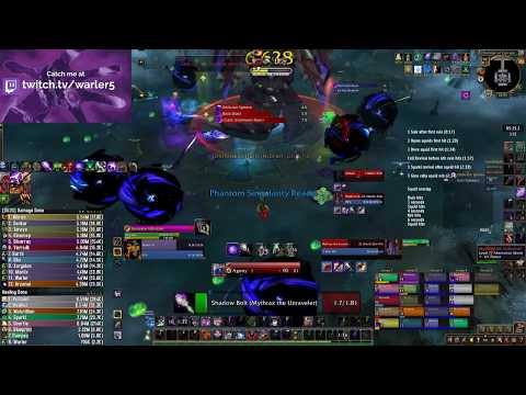 BfA Mythic Mythrax vs. Honestly - Aff Lock PoV