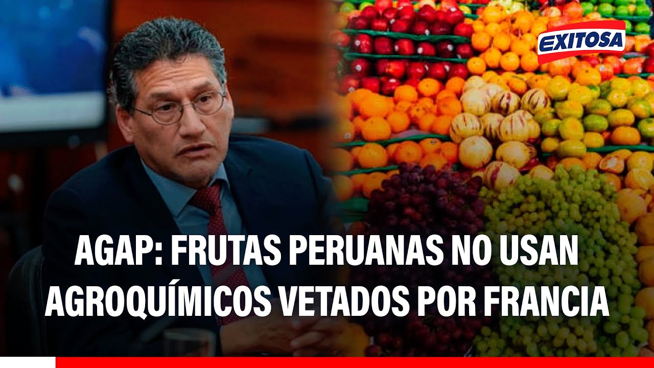 🔴🔵 Frutas peruanas no usan agroquímicos vetados por Francia, asegura presidente de AGAP