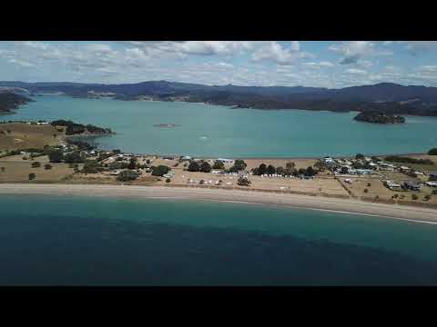 Bland Bay - Northland - New Zealand - Aerial View