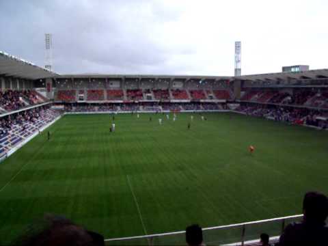 Un gol del Guadalajara en su victoria por 1-5 en Pasarón.