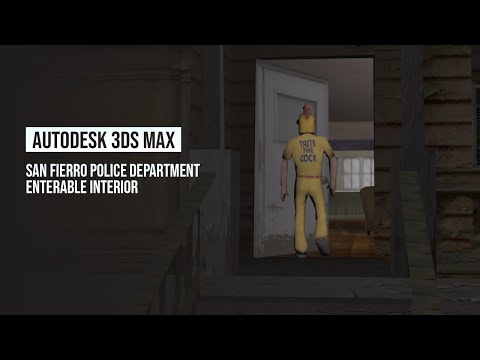 38 - San Fierro Police Department enterable interior