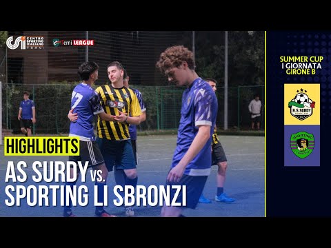 AS Surdy - Sporting Lisbronzi (Calcio a 7)