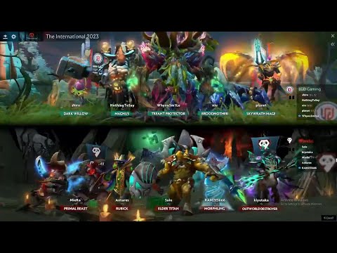 The International 2023 |  Playoffs | LGD Gaming vs 9Pandas - Game 1