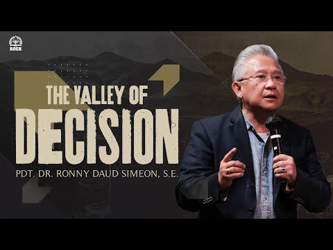 The Valley of Decision I 26 01 11 I Pdt. DR. Ronny Daud Simeon I Jakarta Rock Center