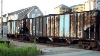 preview picture of video 'Buffalo & Pittsburgh Coal Train @ Maple Street Crossing Indiana, PA'