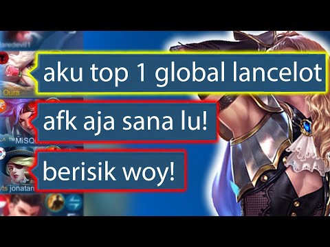 Prank Nyamar Jadi Top 1 Global Lancelot, Oura - Mobile Legends