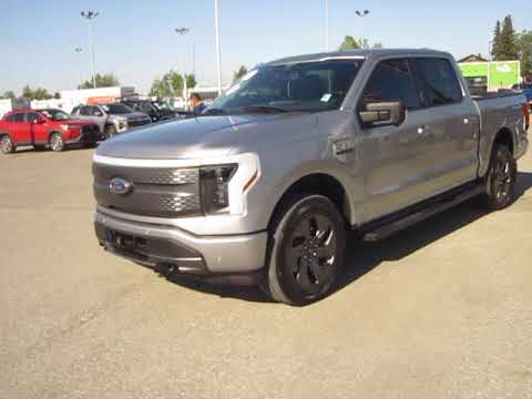 2023 silver /gray Ford F-150 Lightning Pro (1FTVW1EVXPW) with an ELECTRIC engine, AUTOMATIC transmission, located at 9530 Old Seward Highway, Anchorage, AK, 99515, (907) 349-3343, 61.134140, -149.865570 - LOW MILES ON THIS 2023 FORD F150 XLT LIGHTING COME TAKE A TEST DRIVE - Photo#1