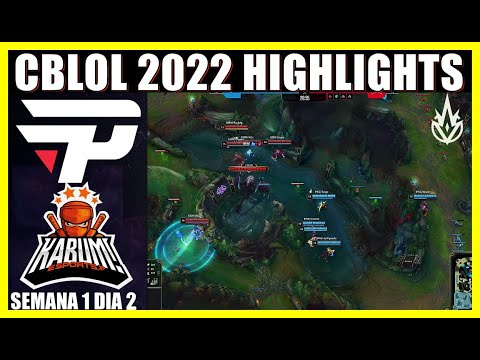CBLOL 2022 PAIN x KBM HIGHLIGHTS | CBLOL 2022 1ª ETAPA S1D1 : paiN x KaBuM MELHORES MOMENTOS