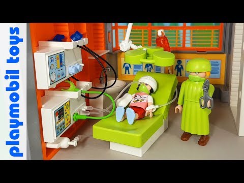 Unpack Playmobil City Life 6657 Furnished Children's Hospital