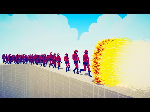 100x SQUID GAME SOLDIERS vs EVERY GOD | TABS ⚔️ Totally Accurate Battle Simulator ⚔️