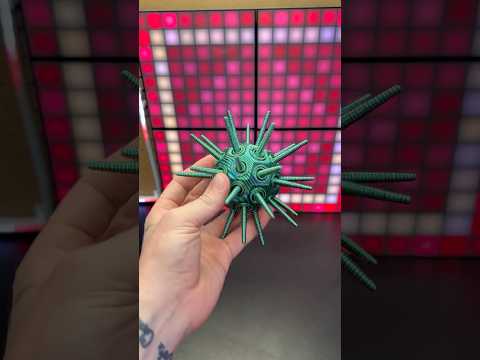 SPIKY FIDGET BALL🏀 #cool3dprints #3dprinting #3dprinted #3dprintlife #3dprint #asmr #fidget #ball