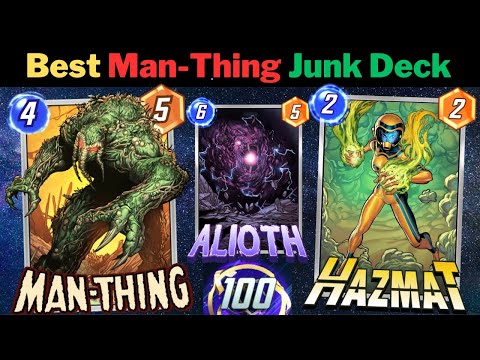 BEST MAN-THING JUNK DECK is Too Toxic! (to Infinite Rank) - Marvel Snap
