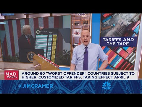 Jim Cramer explains why panic isn't a strategy as tariffs drag markets down