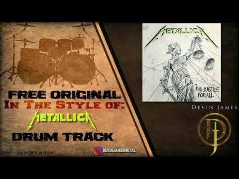 Metallica [And Justice For All] Styled Original Drum Track - 190 BPM (FREE WAV DOWNLOAD)