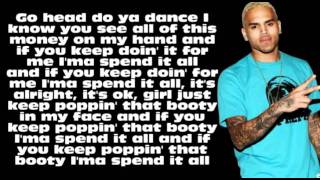 Chris Brown ft. Se7en - Spend It All W/Lyrics