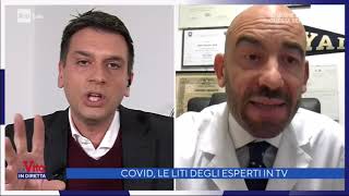 Il Prof. Bassetti bacchettato a La vita in diretta - 2 dicembre 2020