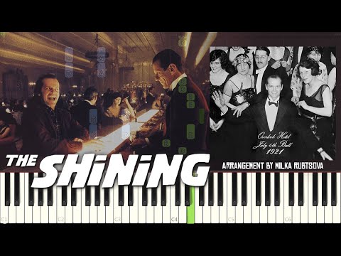 Ray Noble - Midnight The Stars and You | The Shining OST | Piano Cover + Synthesia Tutorial