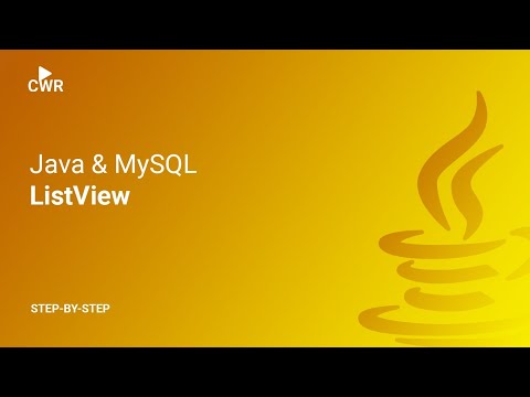 Java JavaFX Populate ListView with Database Data Load Data From MySQL