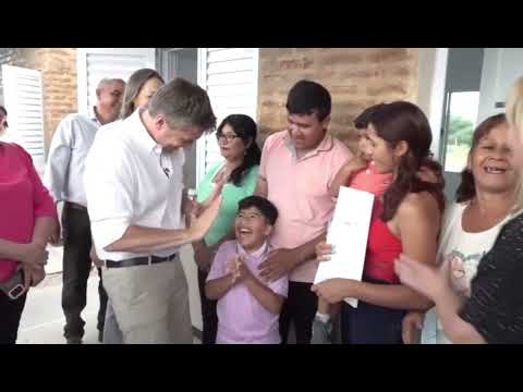 Más entregas de Viviendas Ñachec, en Presidencia Roca.