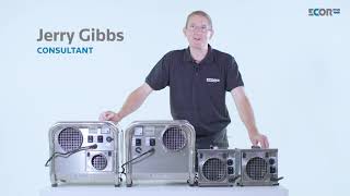 Ecor Pro DH3500 INOX 220v Desiccant Dehumidifier video thumbnail