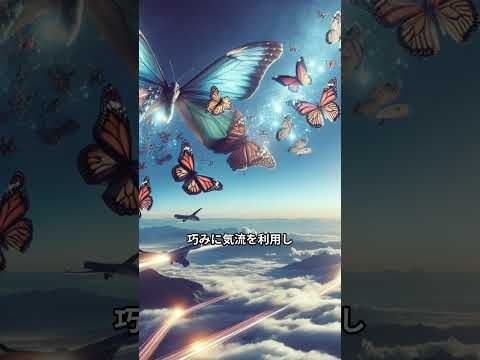 磁気感覚を持つオオカバマダラ