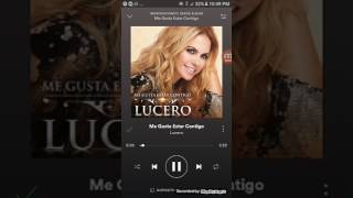 Me gusta Estar Contigo LUCERO !!