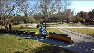 preview picture of video 'Largo Central Railroad Miniature Trains You Can Ride On'