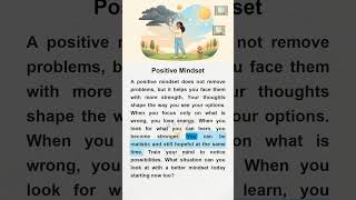 Positive Mindset #easyenglish #positivevibes