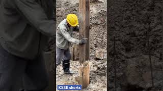 Sheet Pile Installation Secrets Every Engineer Should Know 🤯🏗️ #Construction #Engineering
