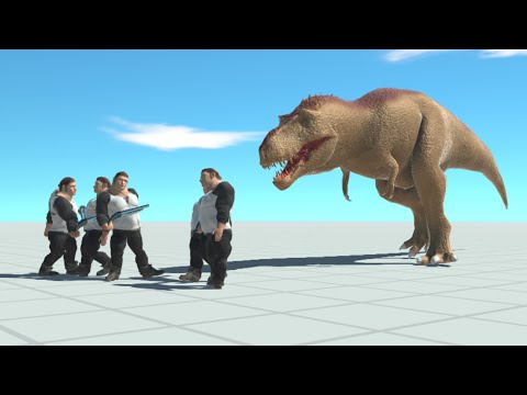 TREX vs 5x EVERY UNIT - Animal Revolt Battle Simulator