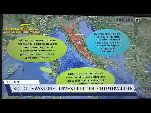 2022-07-15 FIRENZE - SOLDI EVASIONE INVESTITI IN CRIPTOVALUTE, 4 ARRESTI