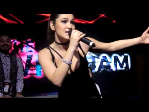 ESCKAZ in Kyiv: Timebelle (Switzerland) - Eurovision 2017 medley (at Euroclub)