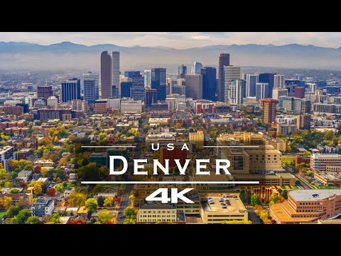 Denver, Colorado - USA 🇺🇸 - by drone [4K]