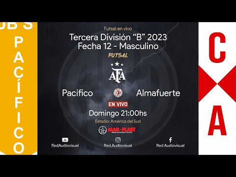 🔴 Pacífico vs Almafuerte - Fecha 12 - Tercera División B - Futsal AFA 2023 - Masculino