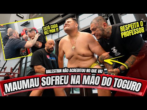 MAUMAU SOFREU NA MÃO DO TOGURO E BALESTRIN NÃO ACREDITOU NO QUE VIU