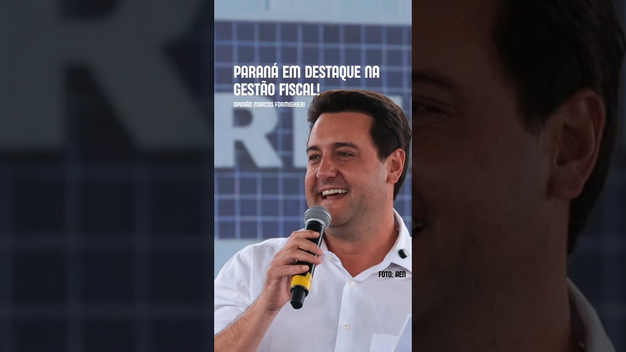 🎙️Marcos elogia o governador Ratinho Júnior pela saúde financeira do Estado 📊 #gazetadoparana