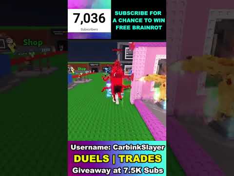 🔴 STEAL A BRAINROT GIVEAWAY & DUELS LIVE | NEW SAB TRADING MACHINE! (Shorts Stream)