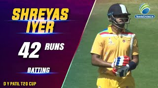 Shreyas Iyer Batting in DY Patil T20 Cup 2020