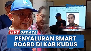 Pastikan Bantuan Sampai, Abdul Mu'ti Tinjau Penyaluran Smart Board di Kabupaten Kudus