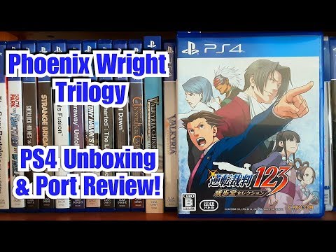 Phoenix Wright: Ace Attorney Trilogy | PS4 Physical Copy Unboxing & Port Review!