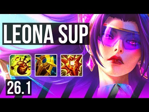 LEONA & Jhin vs LUX & Draven (SUP) | NA Challenger | 26.1