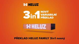 Nový PŘEKLAD HELUZ FAMILY 3in1 nosný má variabilní prostor pro venkovní stínicí techniku