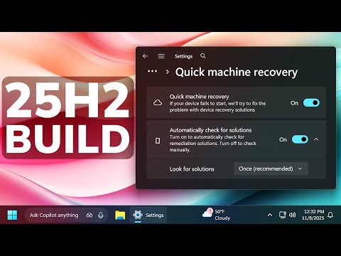 Новая сборка Windows 11 25H2 26220.7070 — новые изменения в проводнике, настройки виджетов и испр...