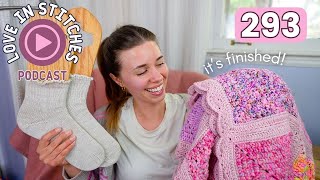 Cute Ruffle Socks & Finished Canada Blanket!! // Love in Stitches Episode 293